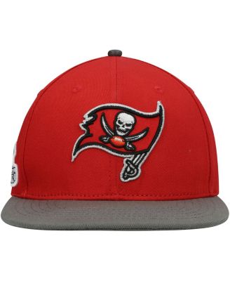 Men's Red, Pewter Tampa Bay Buccaneers 2Tone Snapback Hat