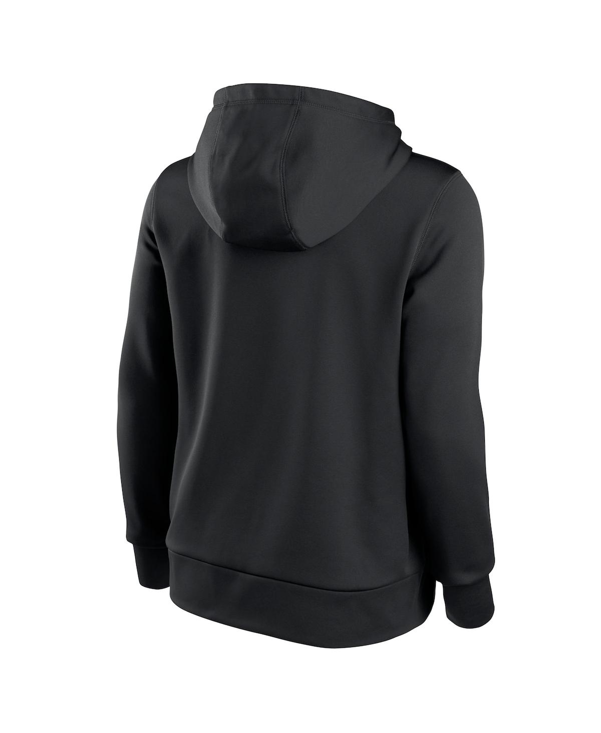 Women's NikeSan Francisco Giants Club Angle Performance Pullover Hoodie - Black