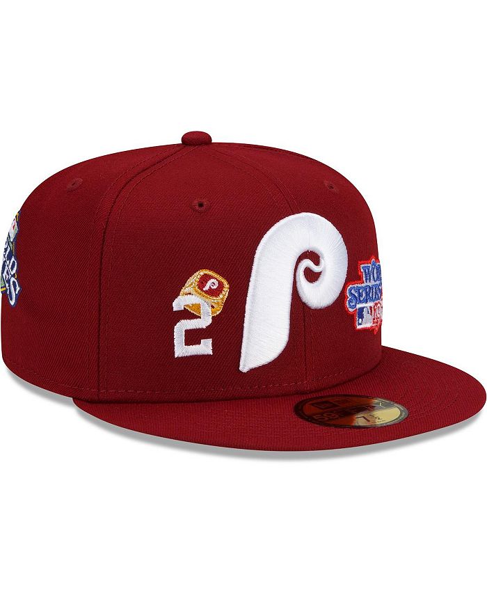 New Era Men's Red Philadelphia Phillies 2022 World Series Side Patch  59FIFTY Fitted Hat - Macy's