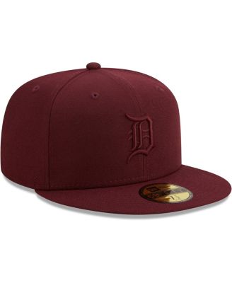 New Era Men's Maroon Detroit Tigers Oxblood Tonal 59FIFTY