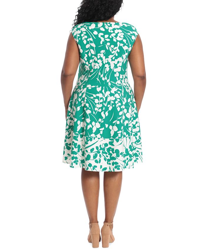 London Times Petite Printed Fit & Flare Dress & Reviews - Dresses ...