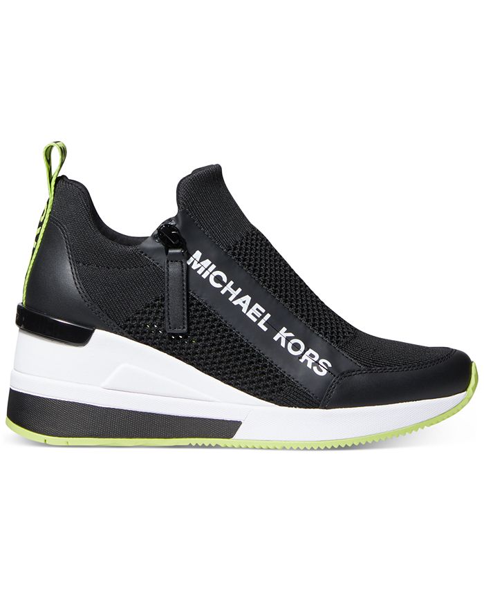 michael kors women's wedge sneakers
