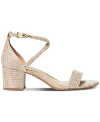 Michael Kors Serena Flex Ankle Strap Dress Sandals - Macy's