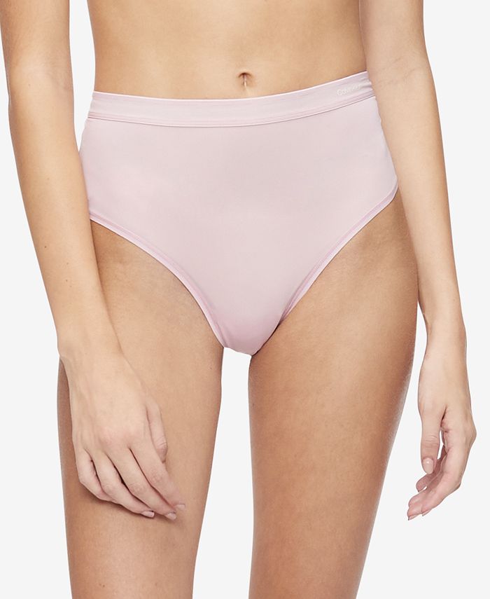 Calvin Klein Women's Second Skin High Waist Thong Underwear - Macy's