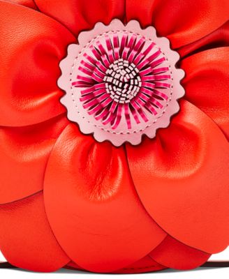 kate spade new york Petal Smooth Leather 3d Flower Crossbody
