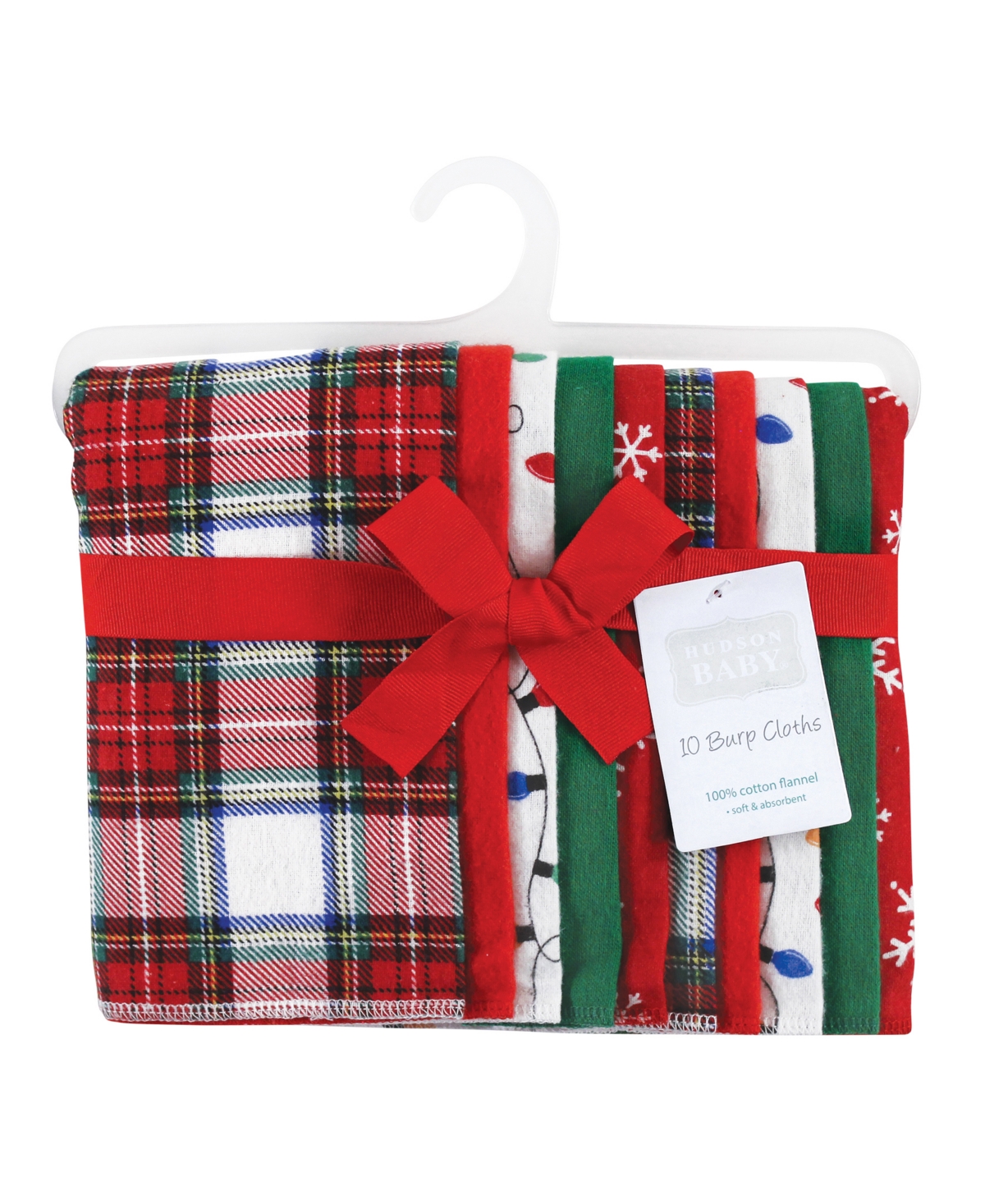 Hudson Baby Cotton Flannel Burp Cloths