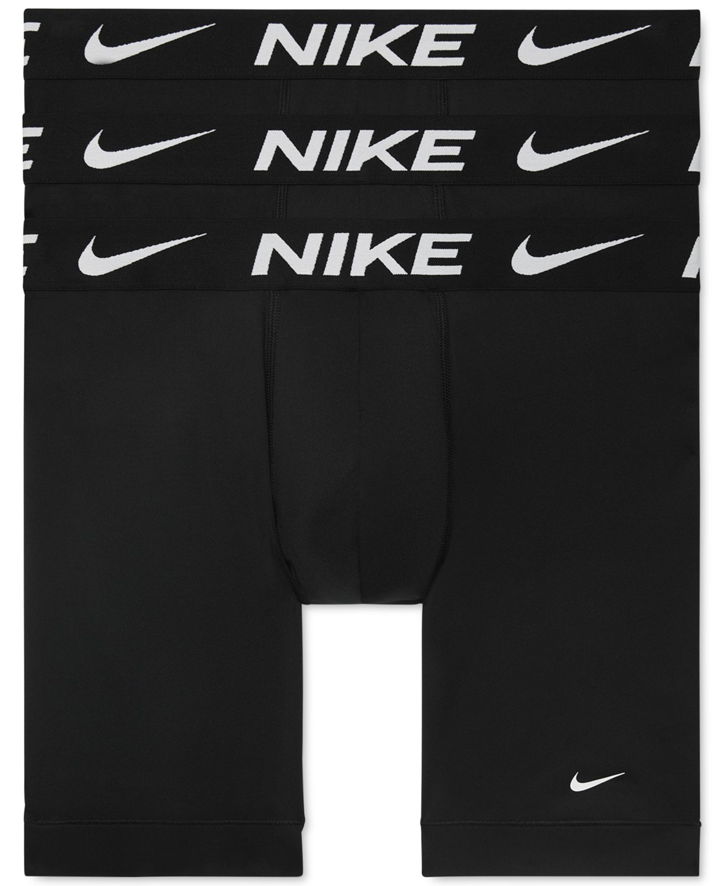 Трусы-боксеры Micro для мужчин, 3 шт. — Nike, цвет: Чёрный — фото 1