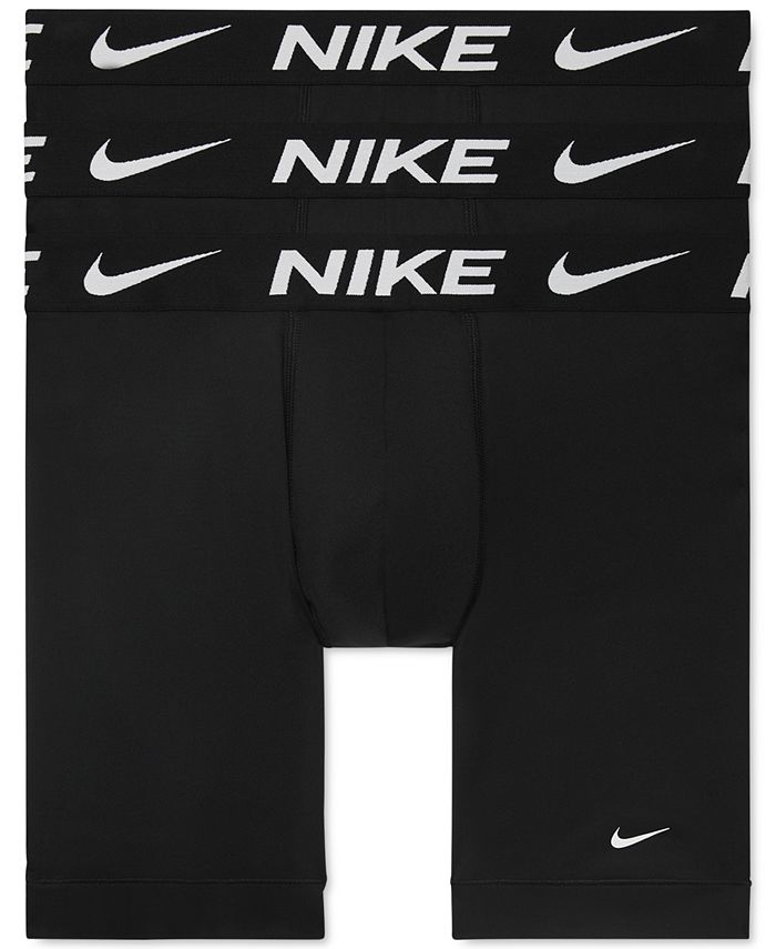 betaling Alsjeblieft kijk Duiker Nike Men's 3-Pk. Dri-FIT Essential Micro Long Boxer Briefs & Reviews -  Underwear & Socks - Men - Macy's