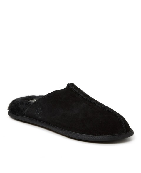 Мужские Dearfoams Men's Bradford Genuine Suede Scuff House Slipper