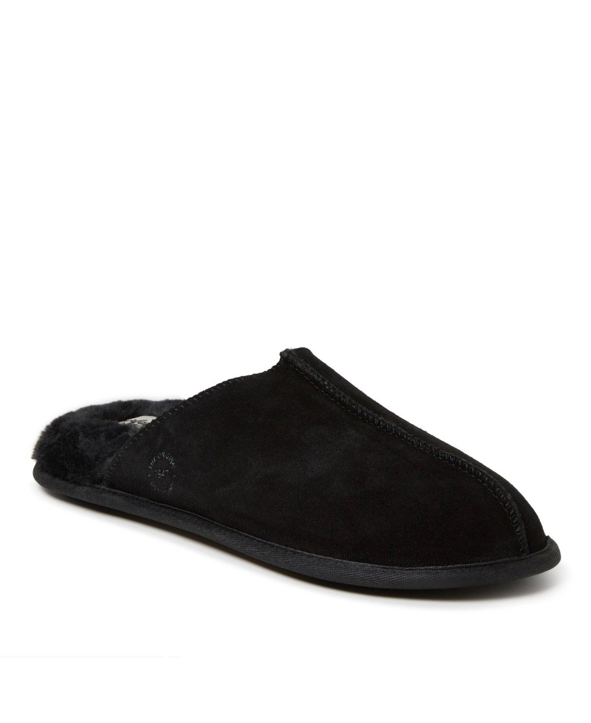 Мужские Dearfoams Men's Bradford Genuine Suede Scuff House Slipper — фото 1