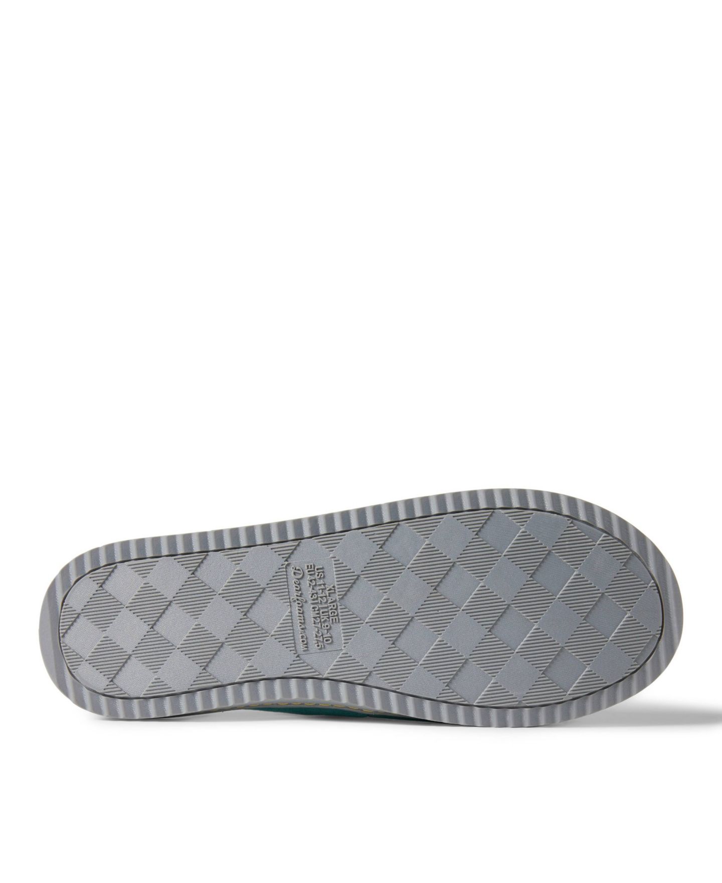Мужские тапочки Dearfoams Lennox Happy Camper Knit Shower Slide House Slipper, цвет: Зелёный — фото 7