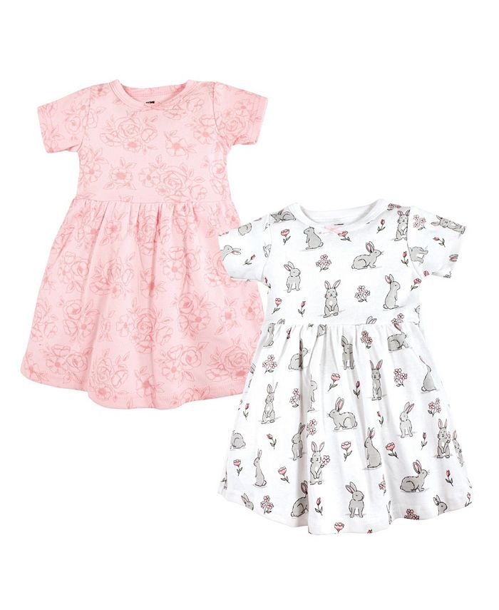 Hudson Baby Baby Girls Cotton Dresses, Bunny Floral Macy's
