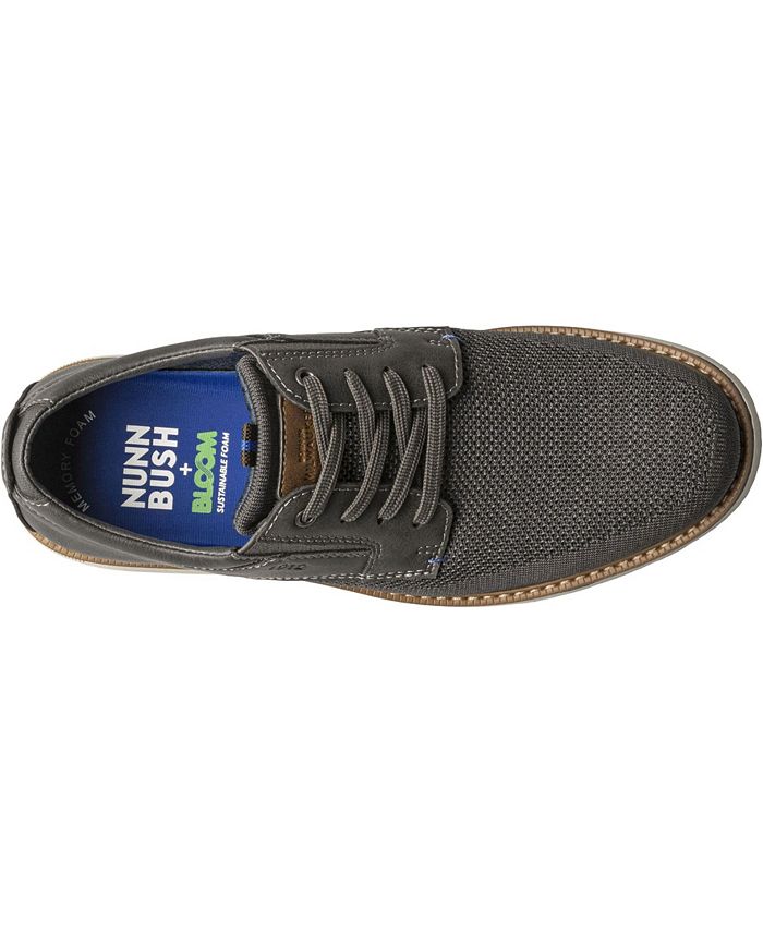 Nunn Bush Men's Otto Knit Plain Toe Lace Up Oxford Shoes Macy's