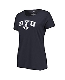 Women's Navy BYU Cougars Campus T-shirt
