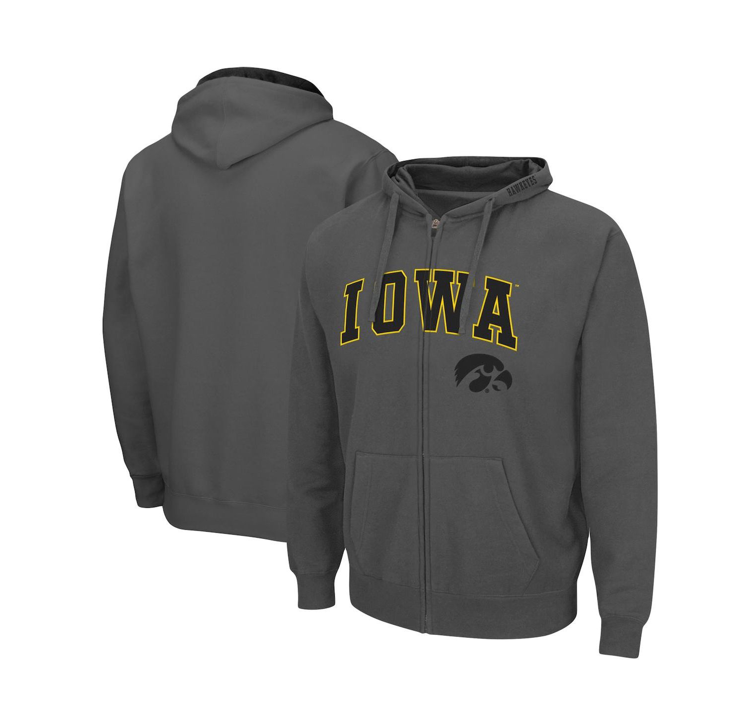 Men's Iowa Hawkeyes Arch & Logo 3.0 Pullover Hoodie