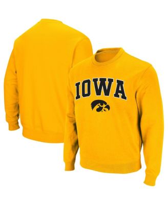 Men's Iowa Hawkeyes Arch and Logo Crew Neck Sweatshirt