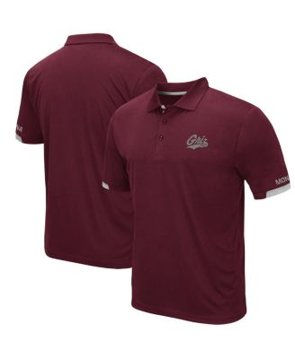 Men's Maroon Montana Grizzlies Logo Santry Polo Shirt