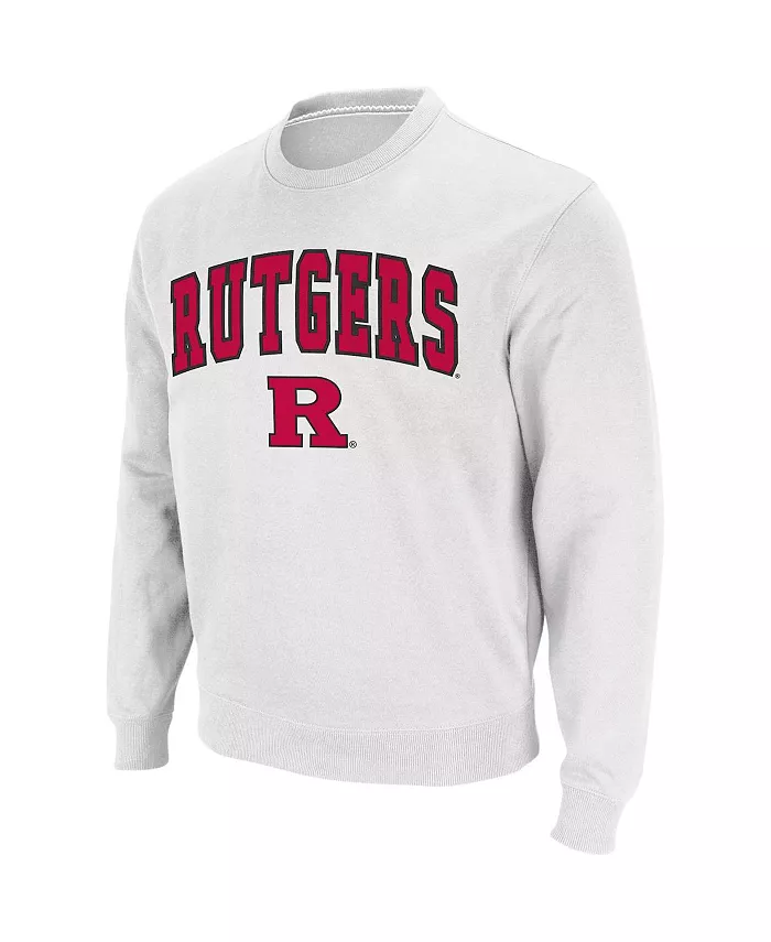 Men's Rutgers Scarlet Knights Arch and Logo Crew Neck Sweatshirt - thumbnail 5