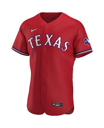 Texas Rangers Nike Alternate Authentic Team Jersey - Light Blue
