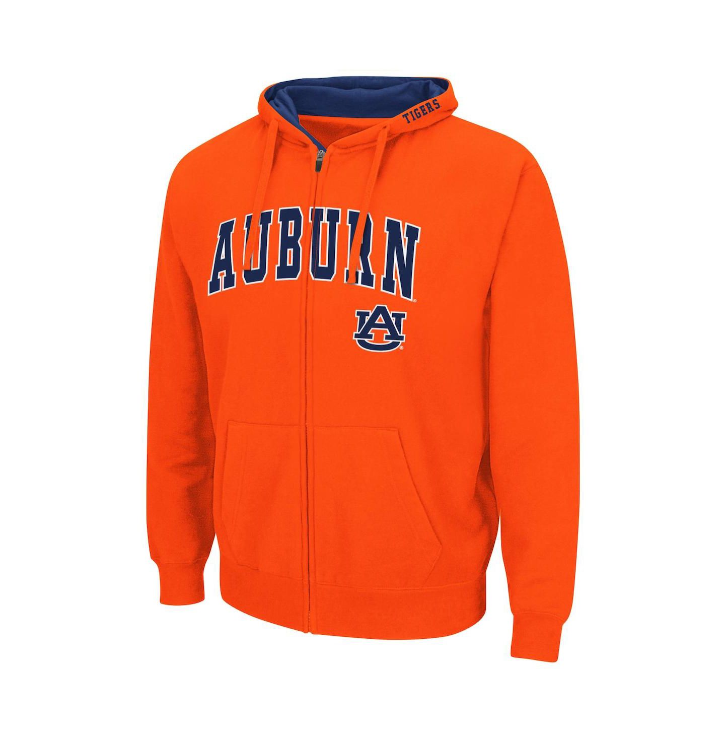 Мужское худи Colosseum Orange Auburn Tigers Arch Logo 3.0 Full-Zip — фото 3