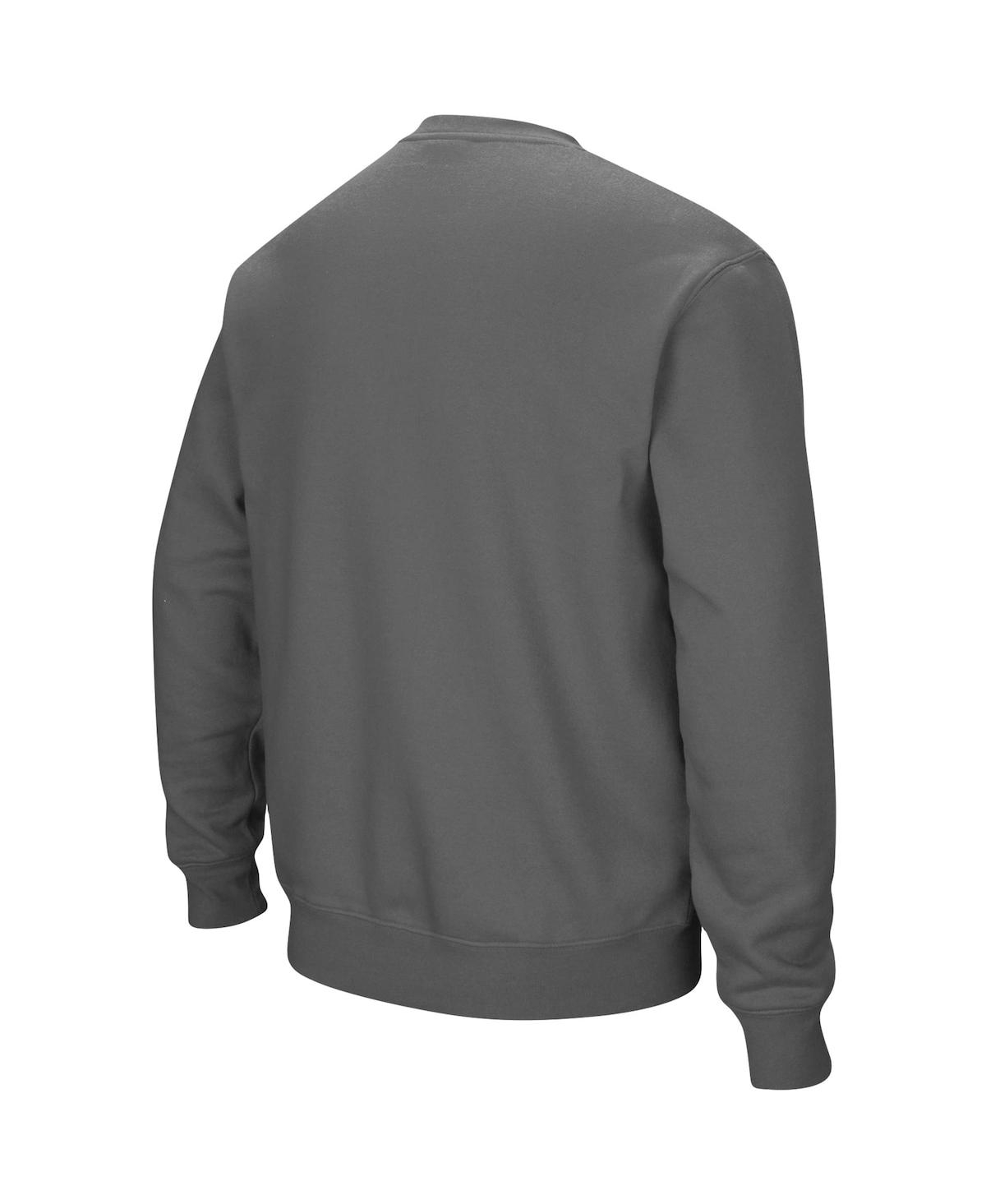 Shop Colosseum Men's  Charcoal Colorado State Rams Arch & Logo Tackle Twill Pullover Sweatshirt