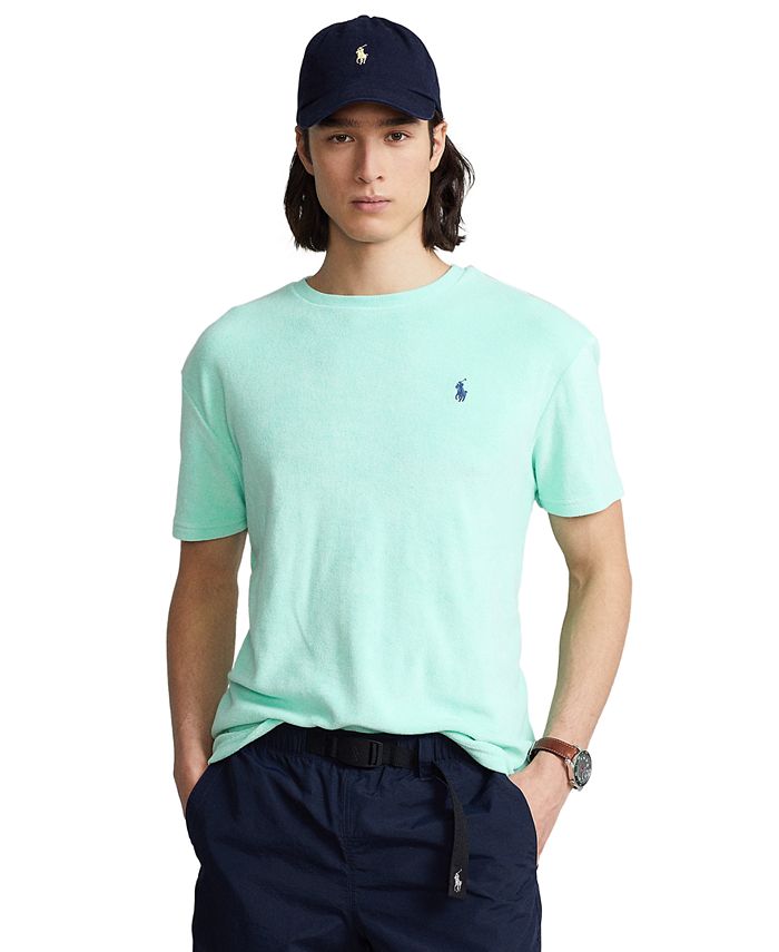 Polo Ralph Lauren Men's Classic-Fit Terry T-Shirt & Reviews - T-Shirts -  Men - Macy's