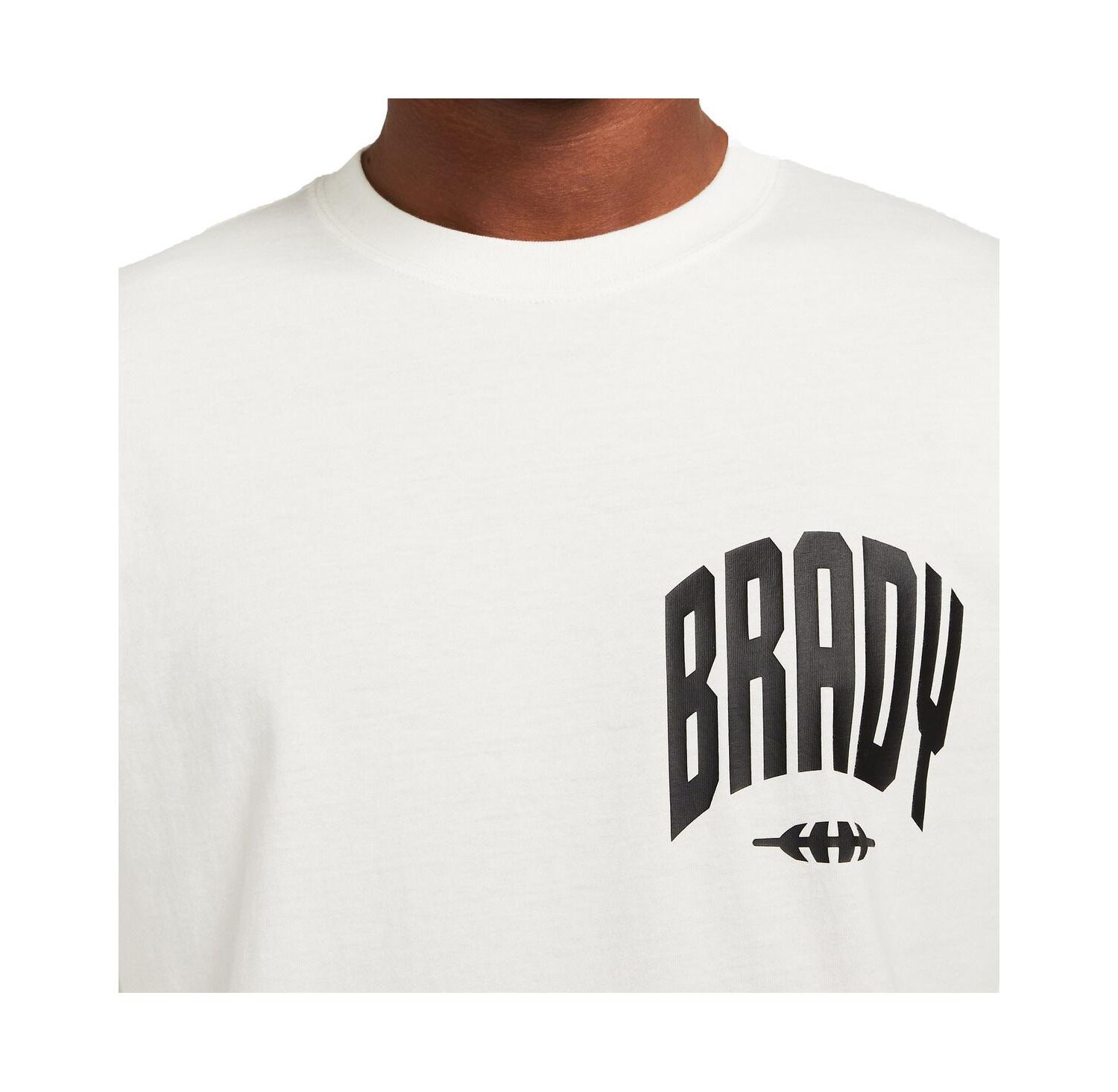 Men's White Varsity Long Sleeve T-shirt
