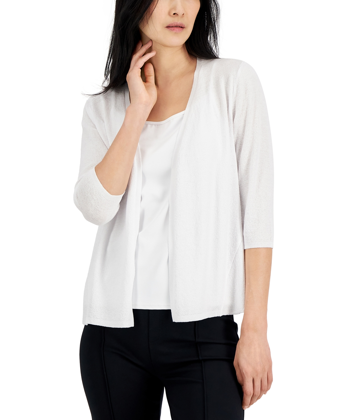 Alfani Women s Open Front Cardigan Created for Macy s Smart Closet