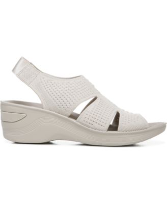 BZees Double Up Washable Wedge Slingbacks