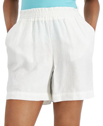 Macy's white shorts clearance