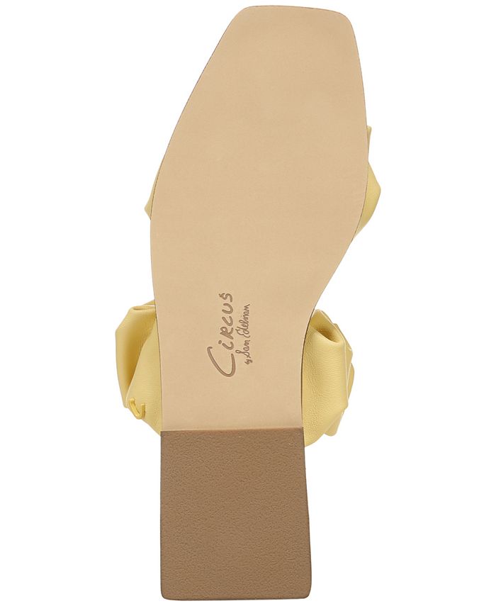 sam edelman briar ruched leather slides