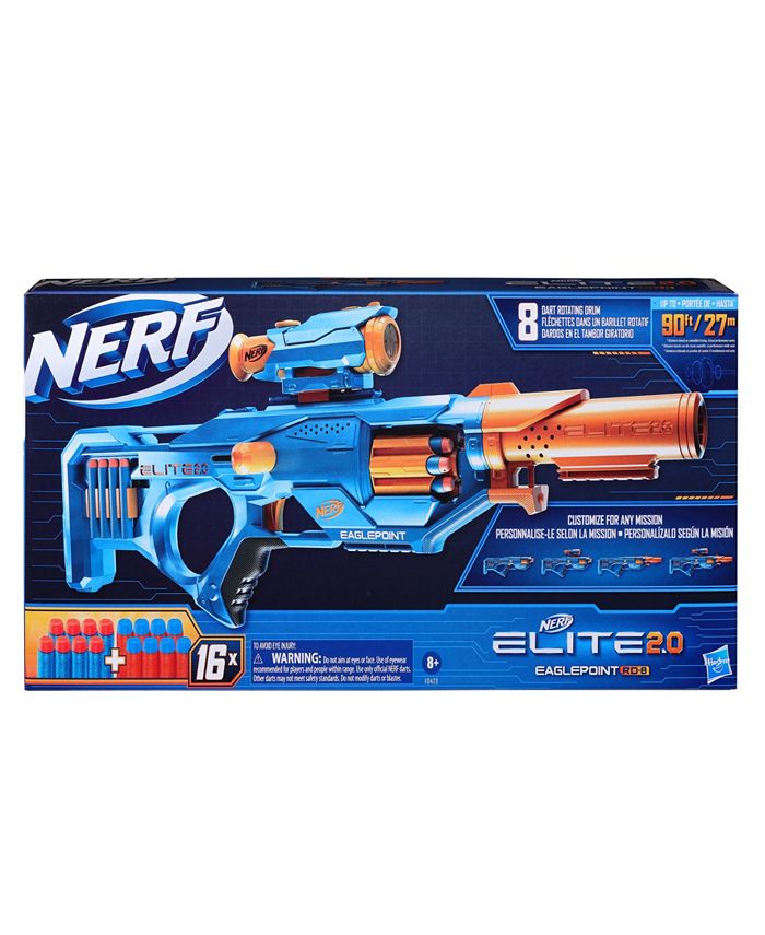 Nerf Elite 2.0 Eaglepoint RD-8 blaster, with Detachable Scope - Macy's