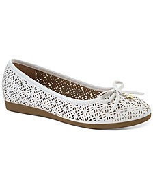 Odeysa Memory Foam Perforated Ballet Flats, Created for Macy's