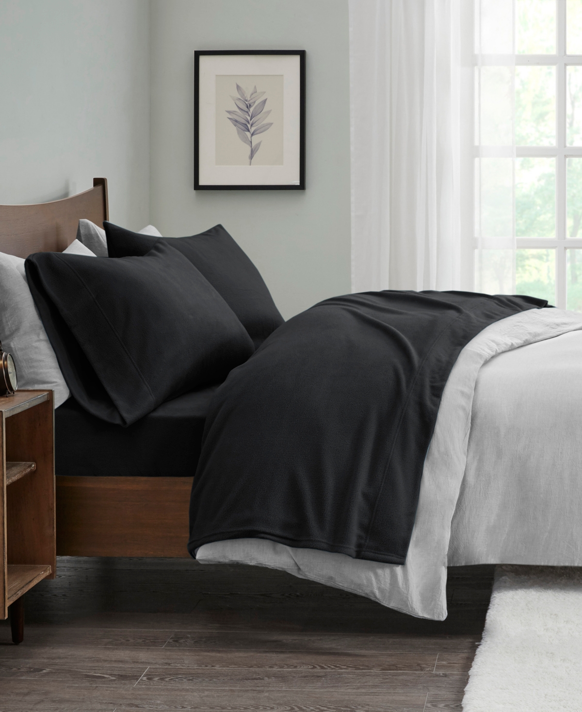 Madison Park Micro-Fleece -Pc. Sheet Set