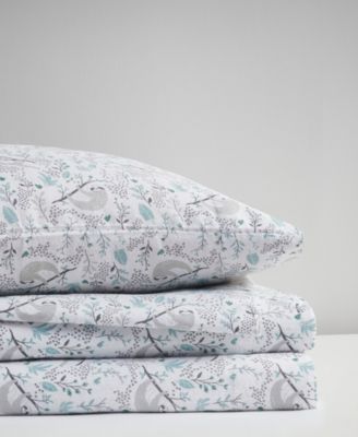 Novelty Printed Flannel 4-Pc. Sheet Set, Full