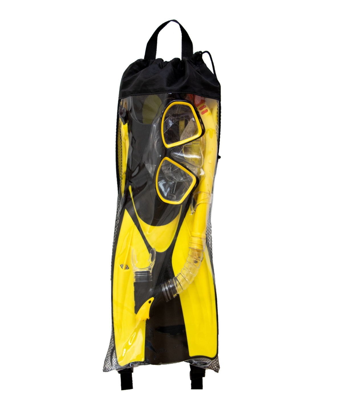 - Thermotech Mesh Bag Snorkeling Set, Fin Size 9-11 - Multi