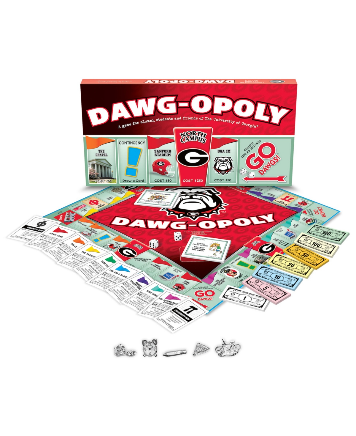 Late For The Sky Dawgopoly Board Game In Multi