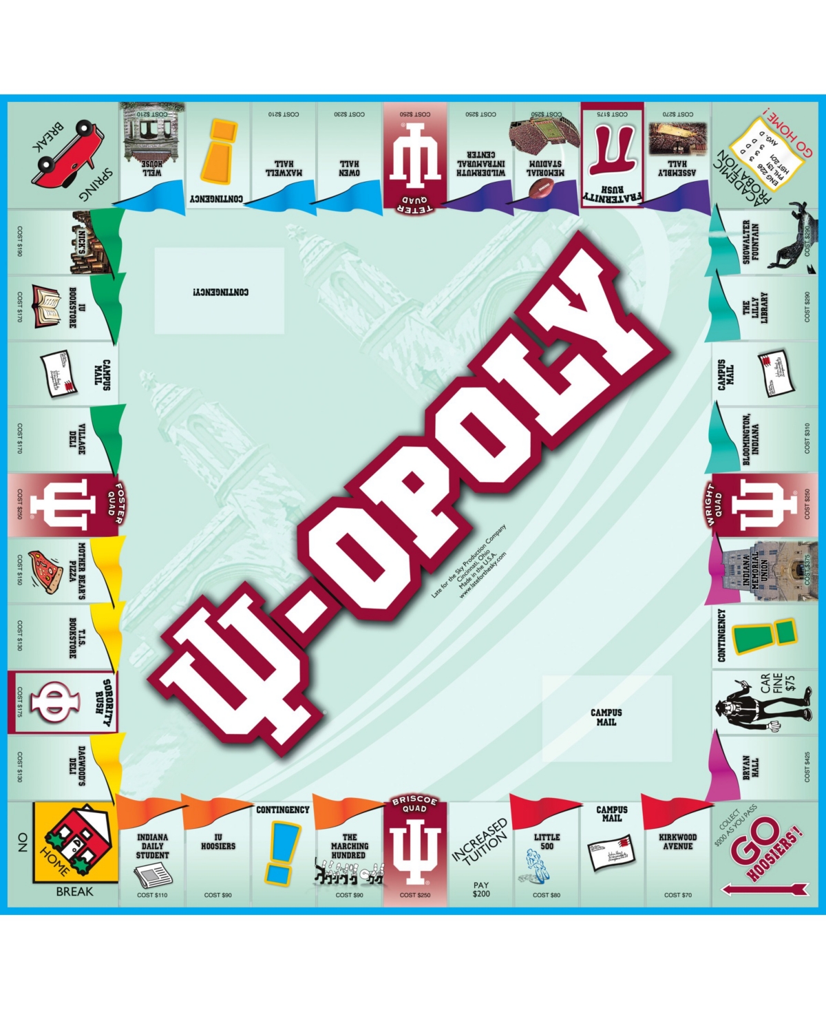 Shop Late For The Sky Iu-opoly Board Game In Multi
