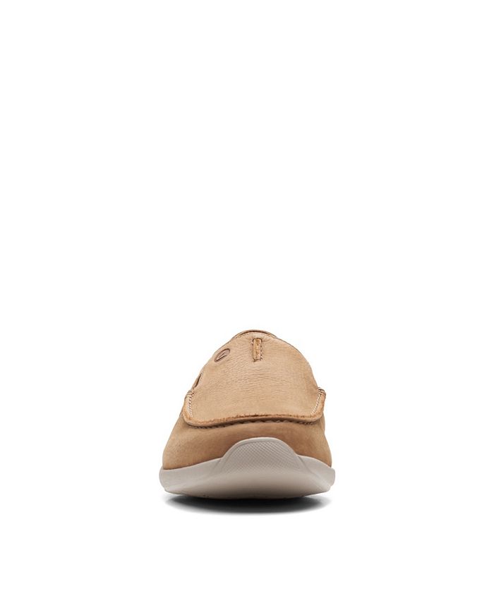 Clarks Mocasines Wallabee Para Hombre, Caqui (Suede