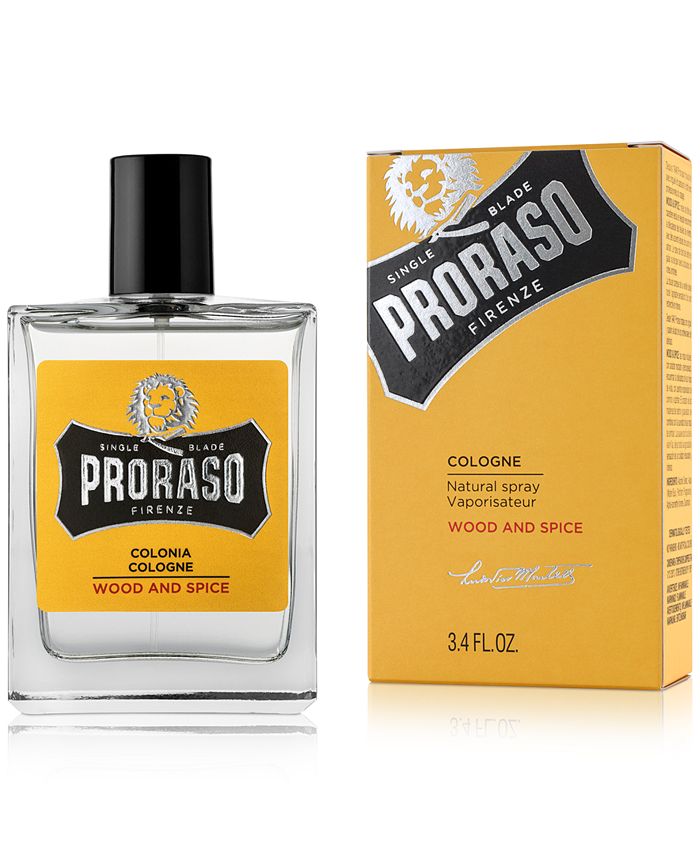 Proraso - Cologne - Wood & Spice Scent, 3.4 oz.