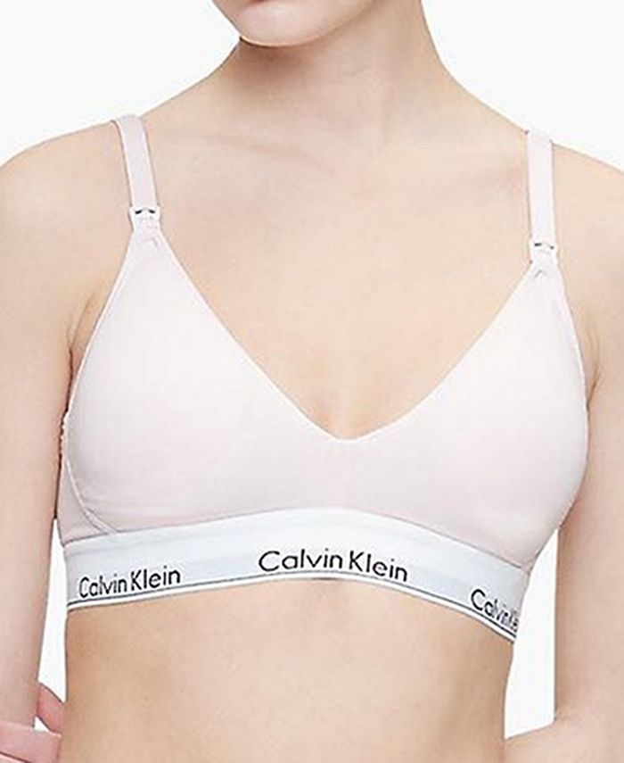 Calvin Klein Lightly Lined Triangle Nursing Bra Macy's