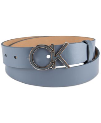 Calvin Klein - Women's Monogram Cutout Buckle Belt