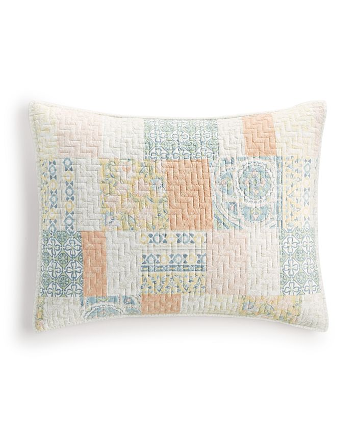 Martha Stewart Collection CLOSEOUT! Floral Tapestry Sham, Standard