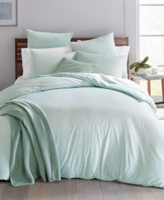 Oake - Watercolor Dot Duvet Cover, King, Created for Macy's