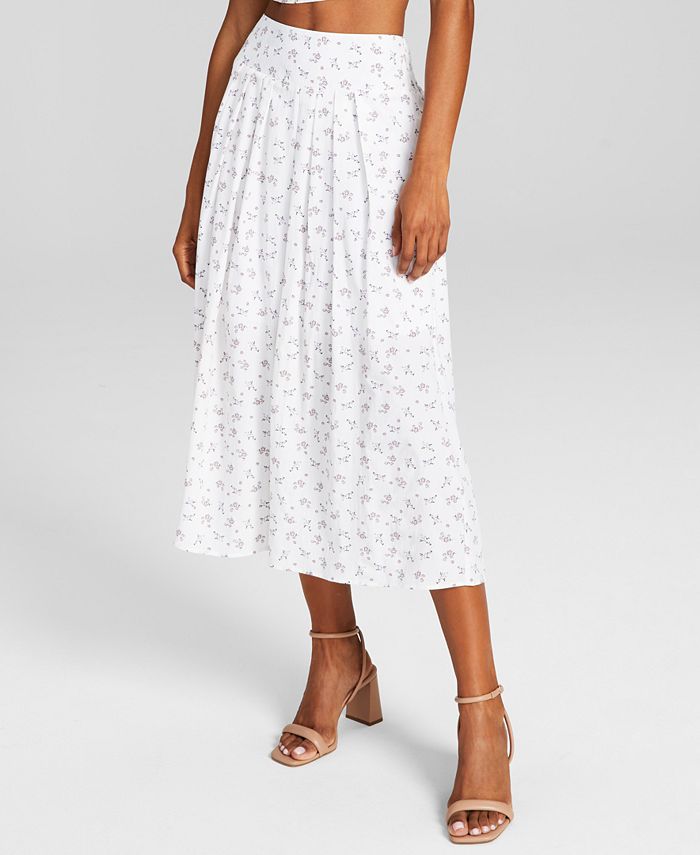 And Now This Women's Pleated Midi Skirt & Reviews - Skirts - Women - Macy's