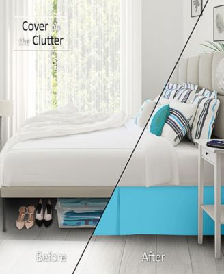 Premium 14" Tailored Drop Bedskirt, Queen