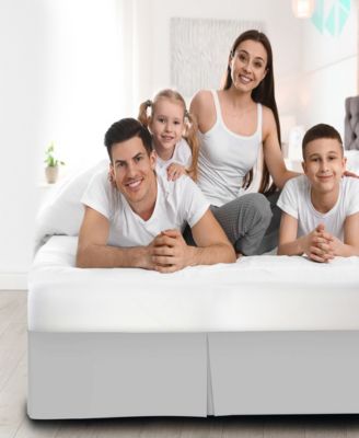 Nestl Premium 14" Tailored Drop Bedskirt, Full XL