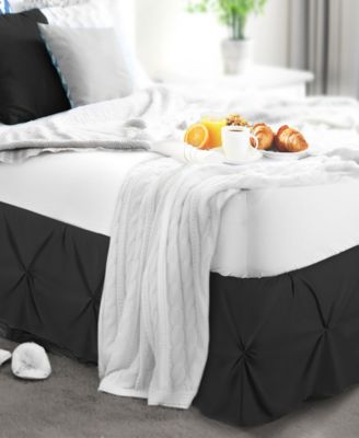 Bedding 14" Tailored Pinch Pleated Bedskirt, Queen