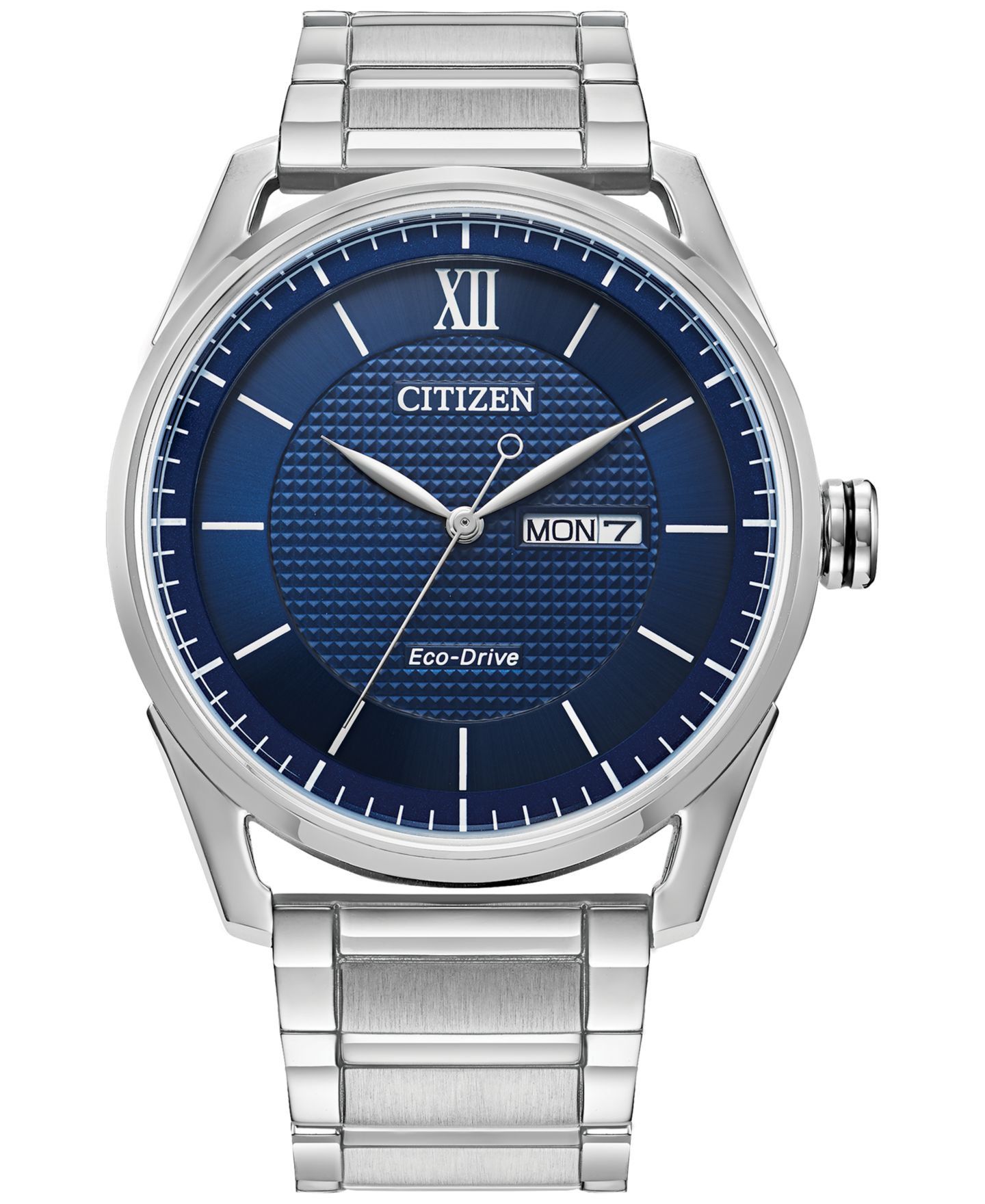 Мужские часы Citizen Eco-Drive Classic Stainless Steel Bracelet Watch 42mm — фото 1
