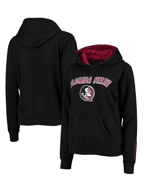 alfani Colosseum Women's Black Florida State Seminoles Arch & Logo 1 Pullover Hoodie Sports Fan Shop